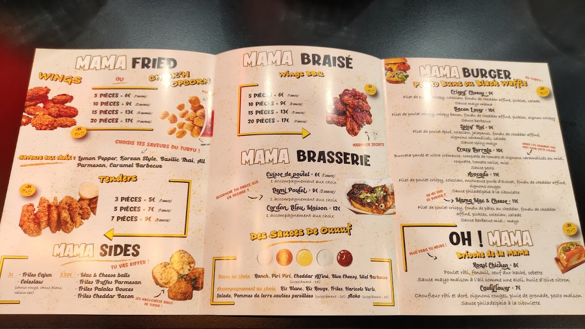 Mama Coffee Saint-Denis Menu - Image 1