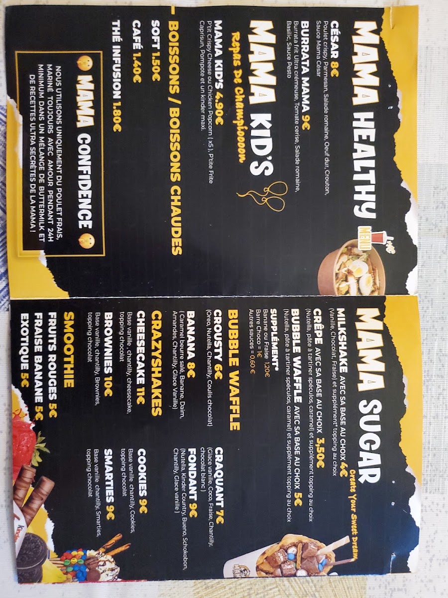 Mama Coffee Saint-Denis Menu - Image 4